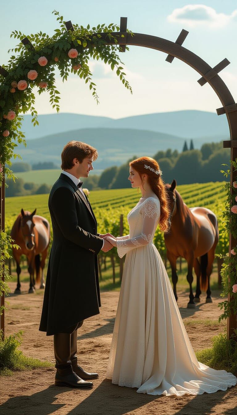 Harry Potter and Ginny Weasley's Vineyard Wedding
