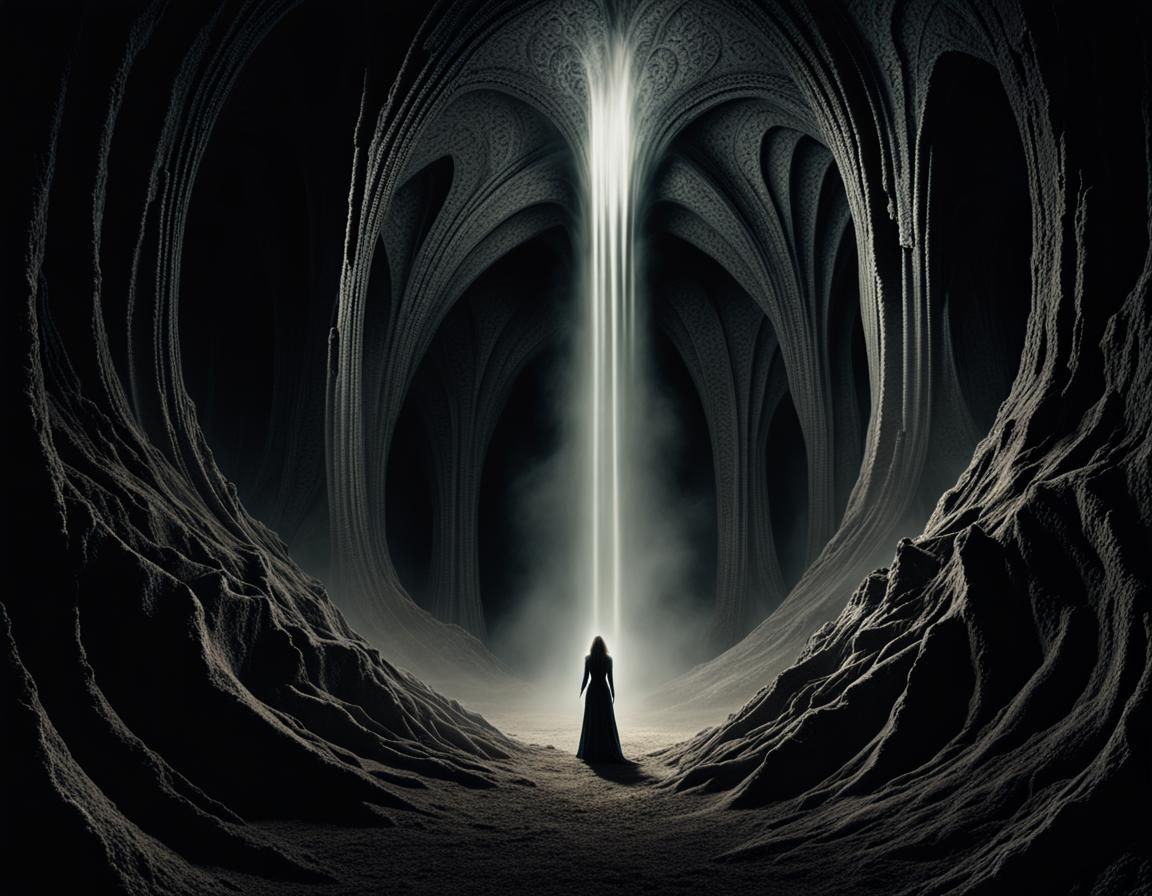 Crying Ghost in Dark Crystal Cave