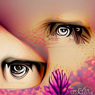 Abstract AI Generated Portrait