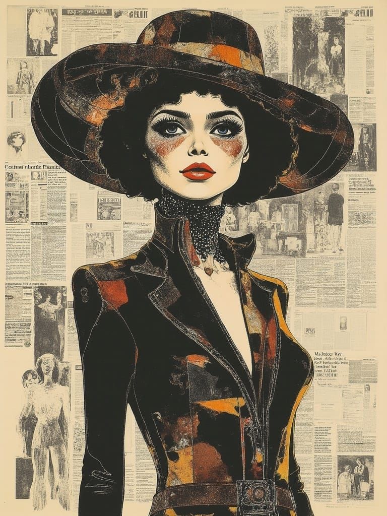 Carmen Dell’Orrifice in Magical Realism Style