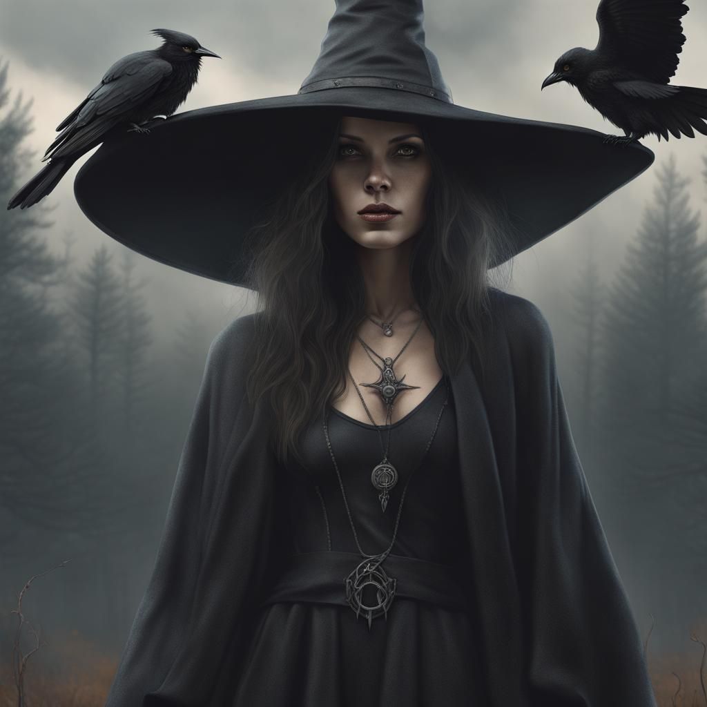 Modern Witch Blending Natural and Mystical Realities