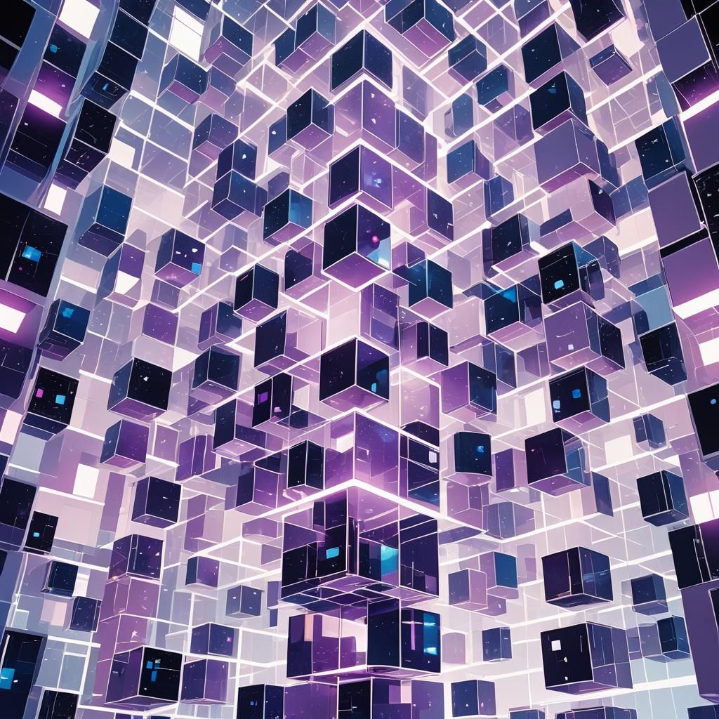 Futuristic Mind Tower in White Void