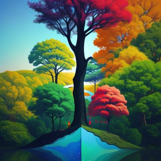 Surreal Universe Portrait of a Poet and Musician