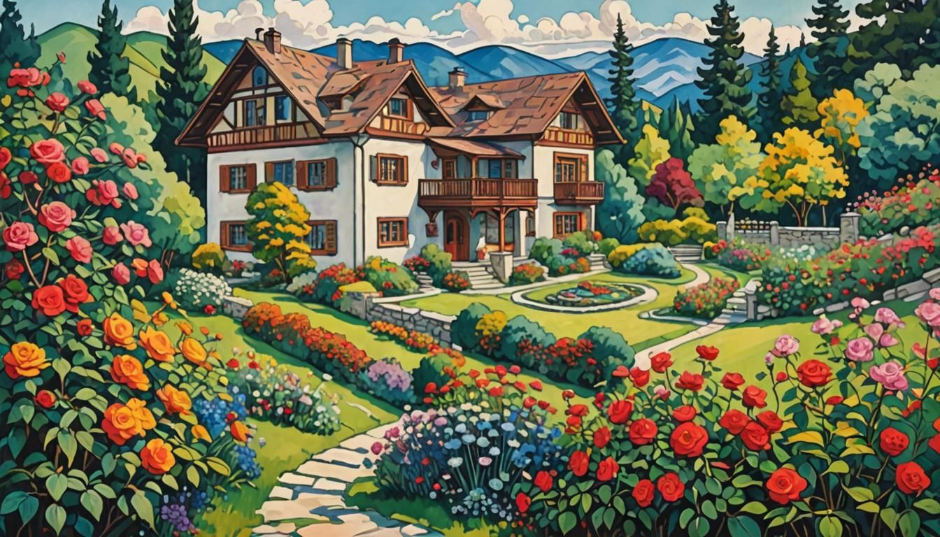 Garden Home in Kandinsky Style