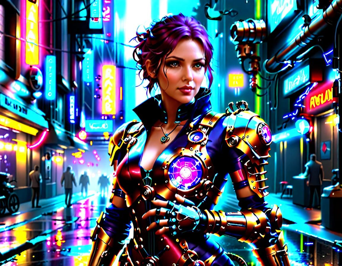 Cyberpunk Mad Scientist Transcends Boundaries