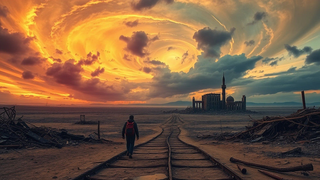 Barren Wasteland: Post-Apocalyptic Surreal Masterpiece