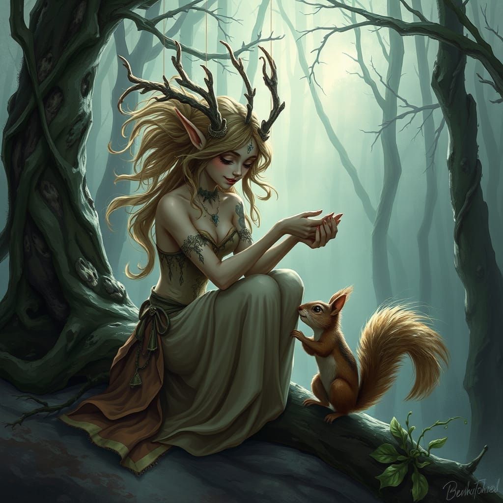 Dryad and Squirrel 2