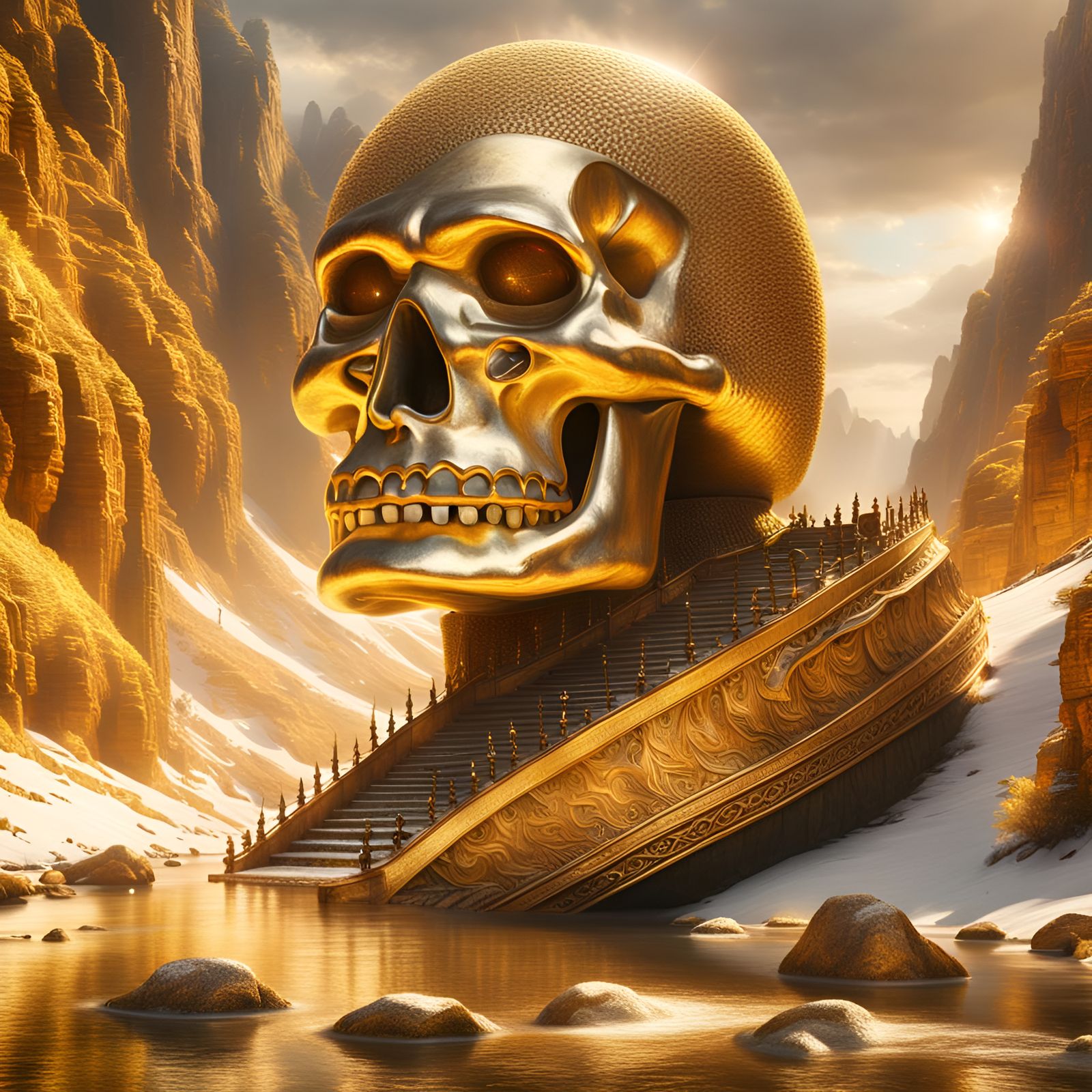 Epic Cinematic Masterpiece: Golden River Valley