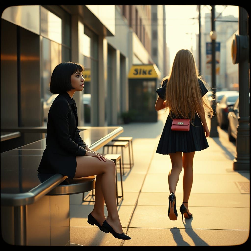 Androgynous Youth in High-Fashion Rebellion