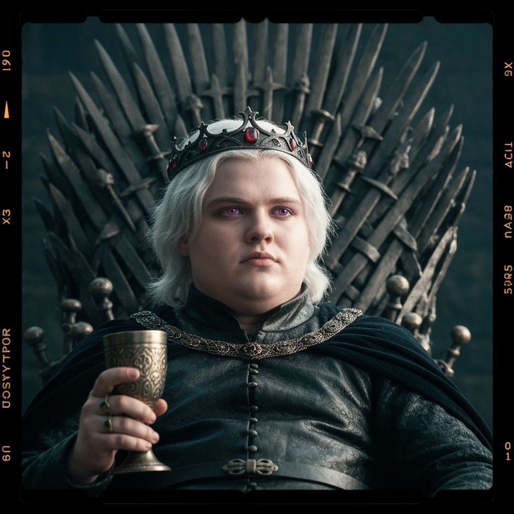 King with Goblet on the Iron Throne