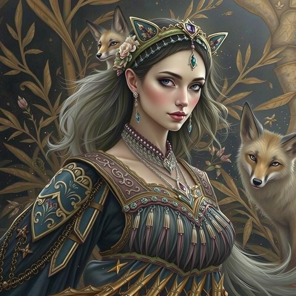 AI Generated Image of a Fox