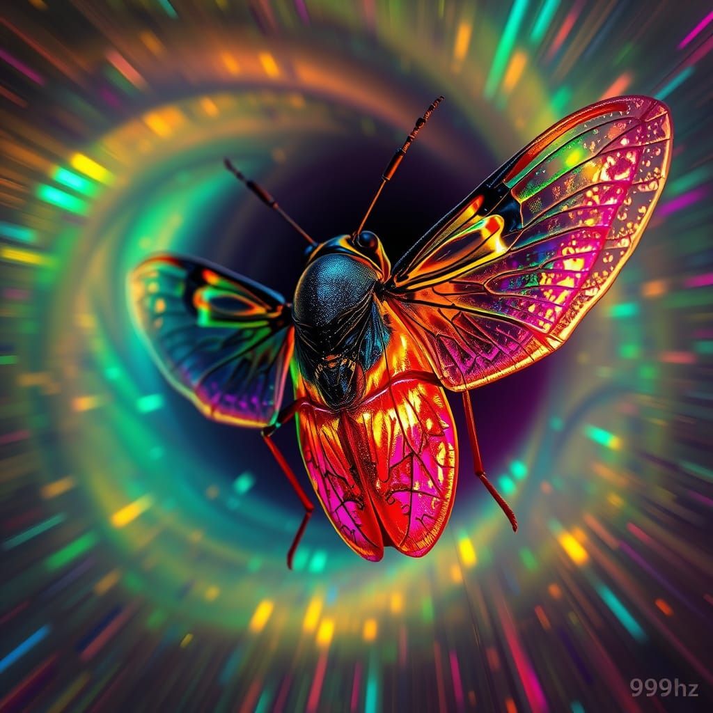 Glowing Nuclear Cicada Emerges from Chernobyl's Time-Disorte...