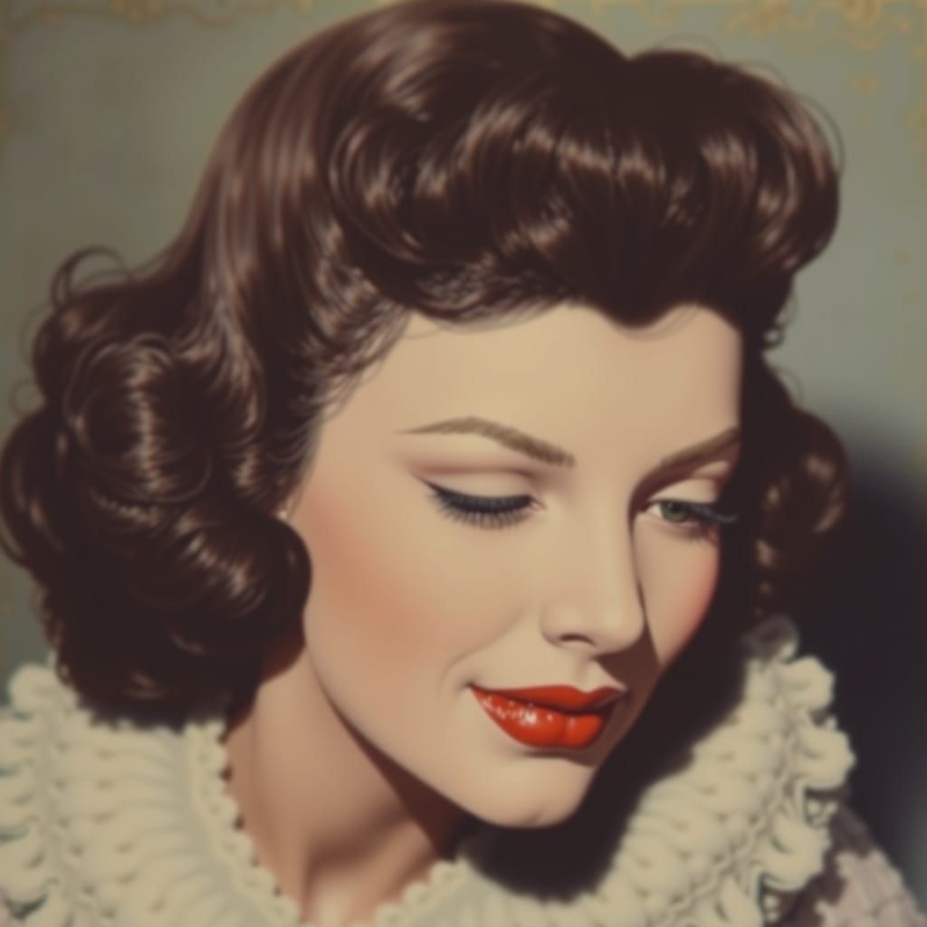 Three Goddesses in Dark Ink Drawing Style