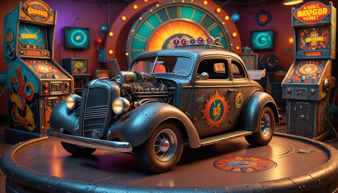 Rat Rod Pinball Wrecking Machine