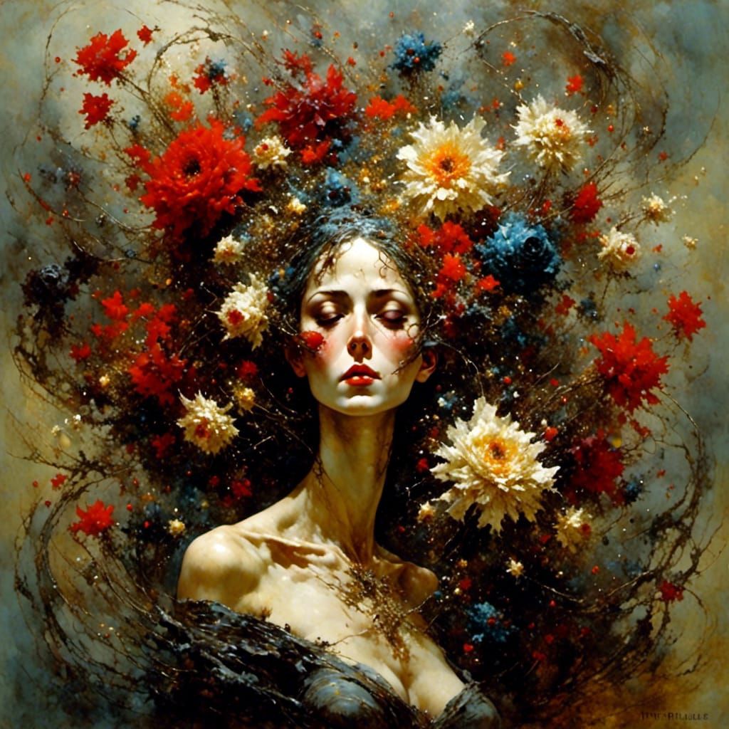 Flowers Generated with LoRA Models