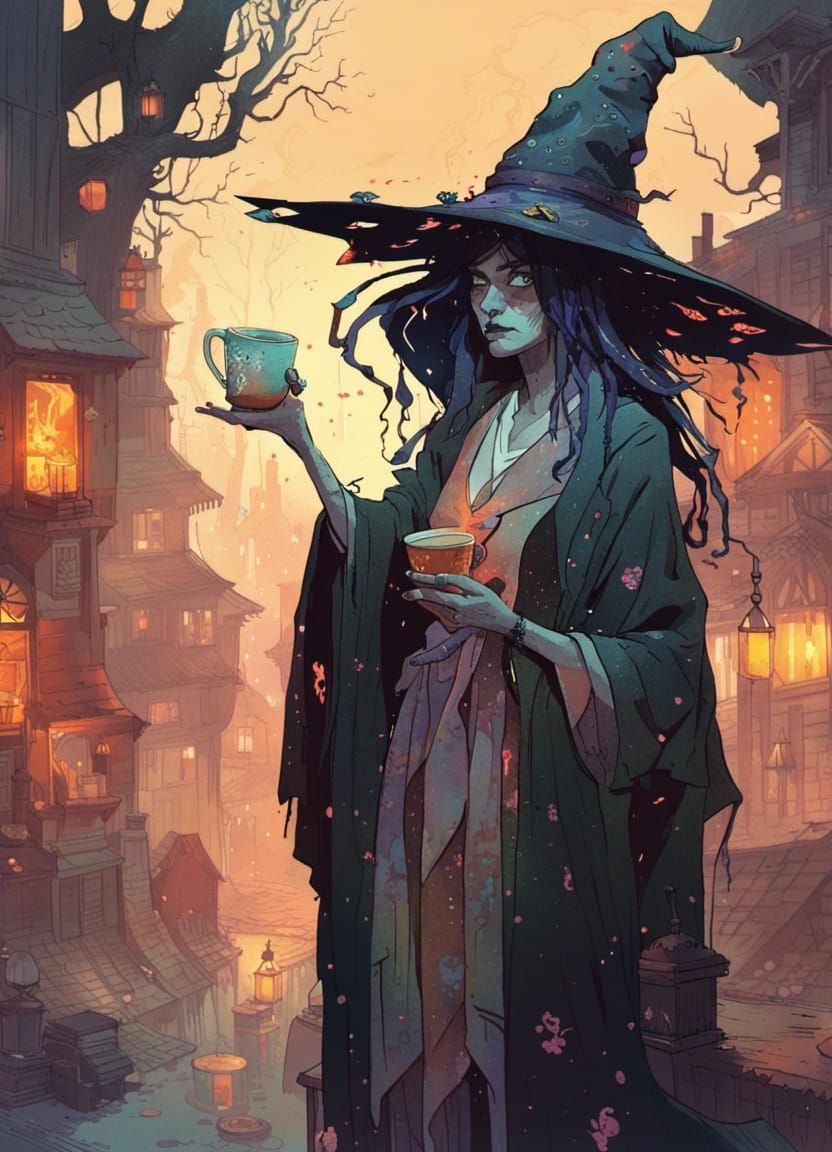 I brewed you this Dearie. It's an old family... Herbal Tea Blend.