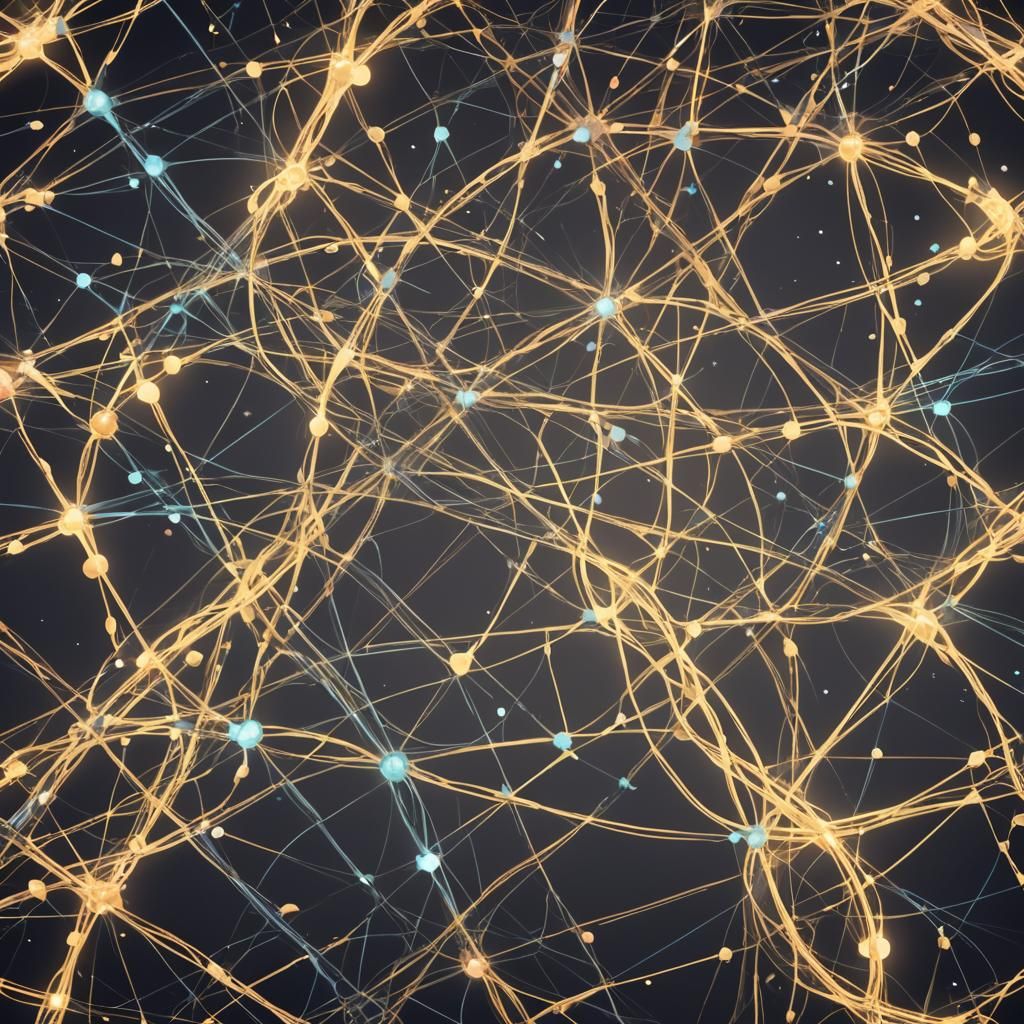 Quantum Entanglement: Digital Illustration