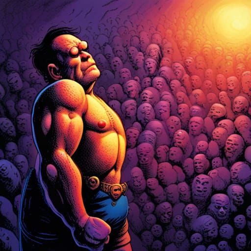 Inside the Mind of an Autist, in Comic Art Style