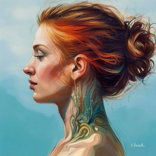 Beautiful AI-Generated Portrait