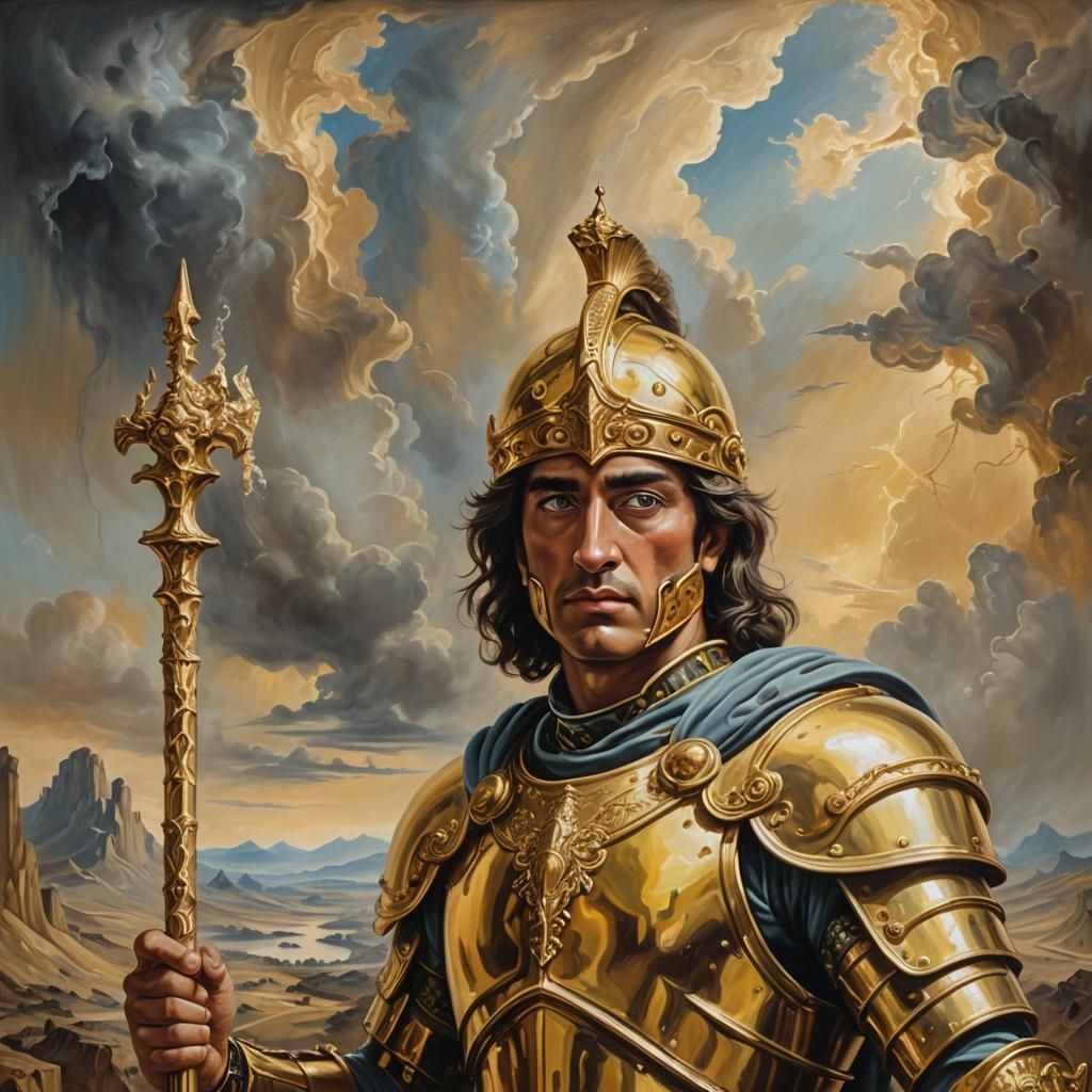 Alexander the Great in Surrealist Dreamscape
