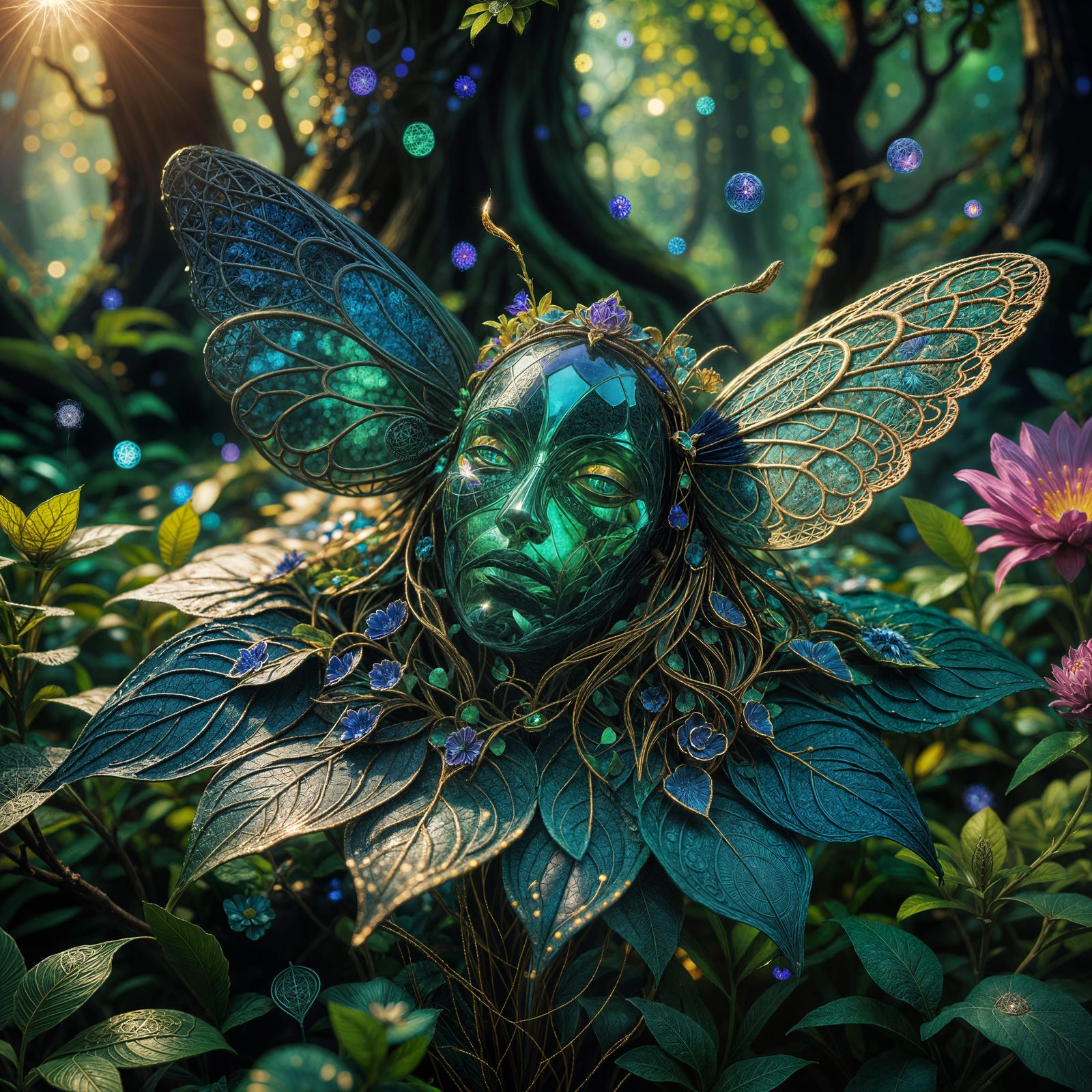 Epic Mother Nature in Vibrant Digital Art