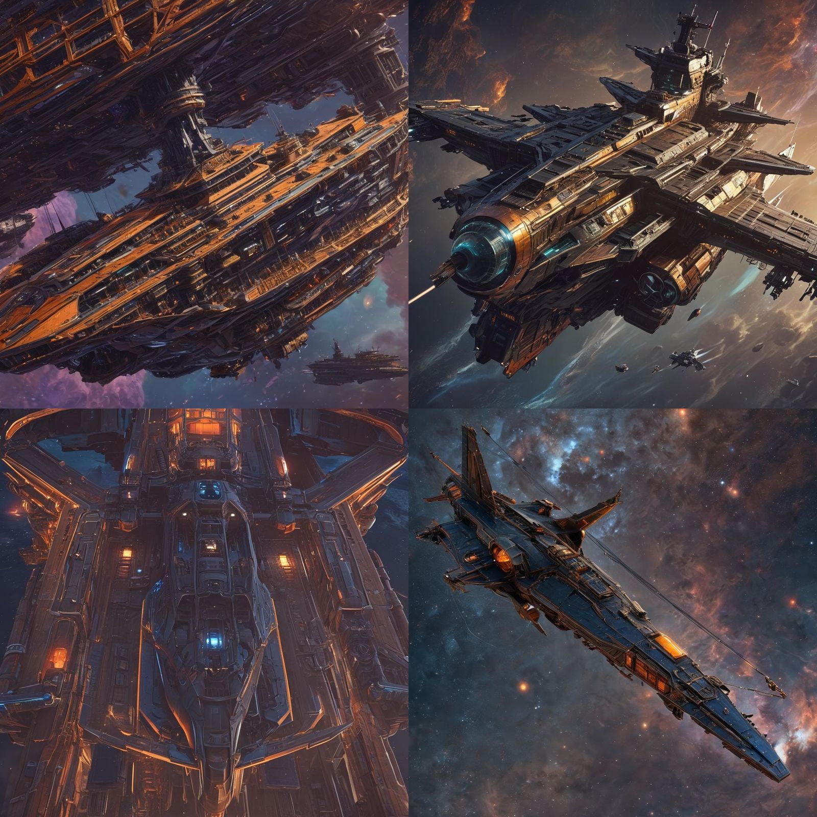 Spelljammer Ship in Space Concept Art