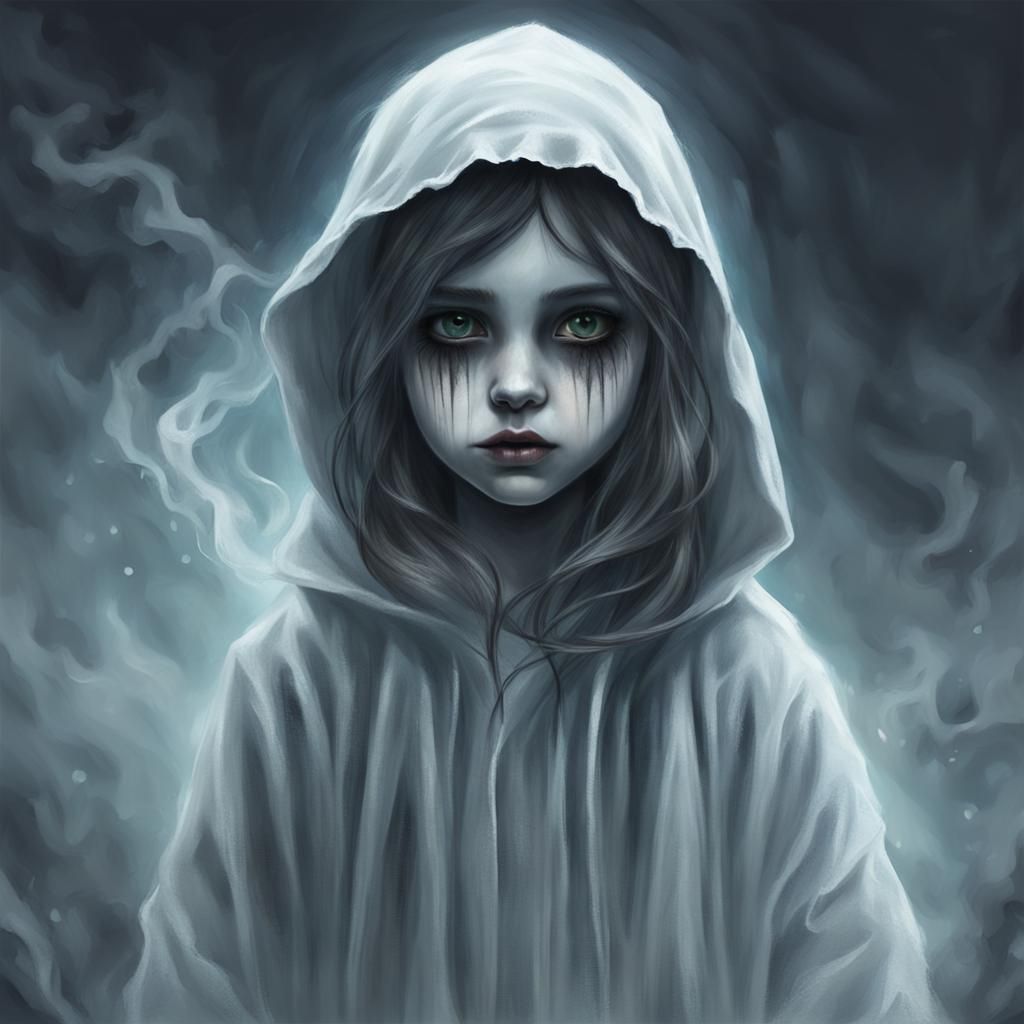Realistic Ghost Girl Image