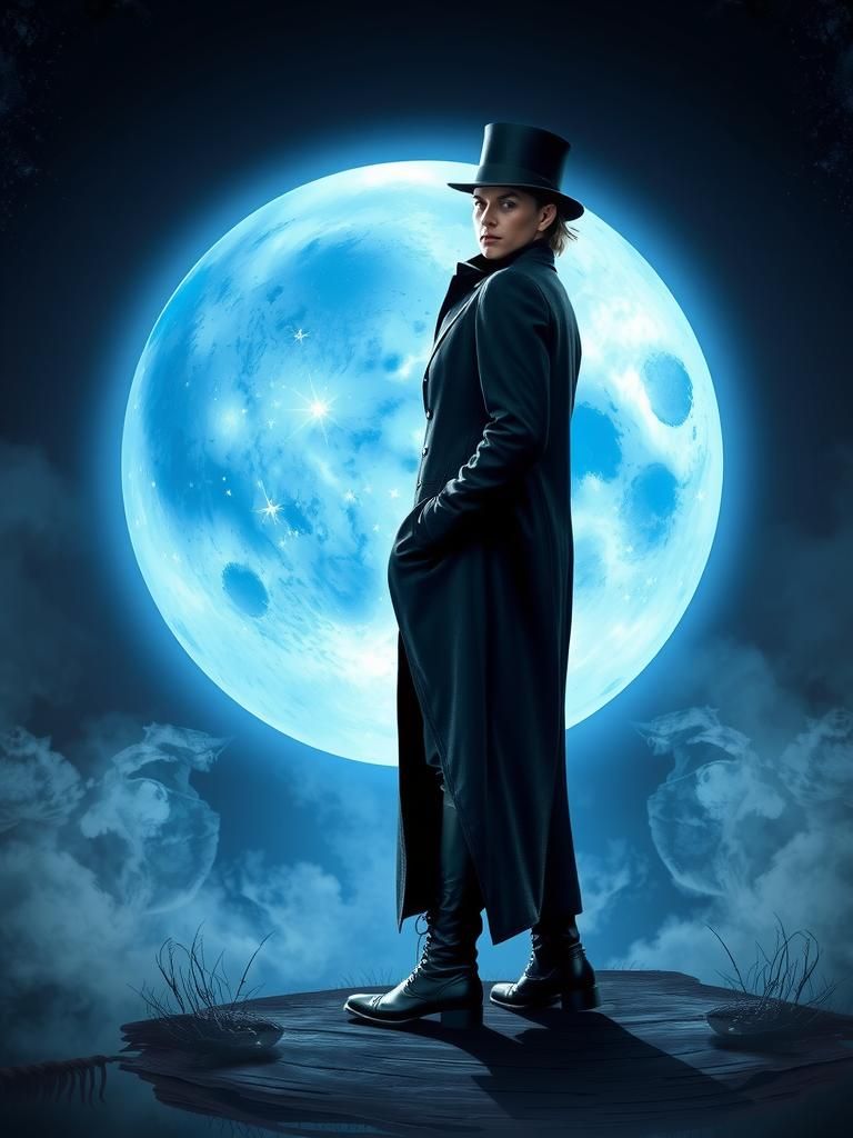 Van Helsing in Holographic Astral Illustration