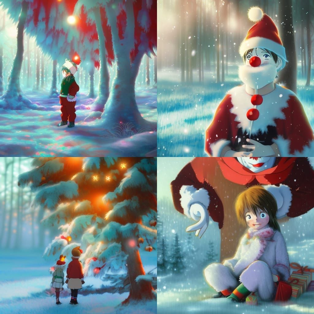 Christmas clown