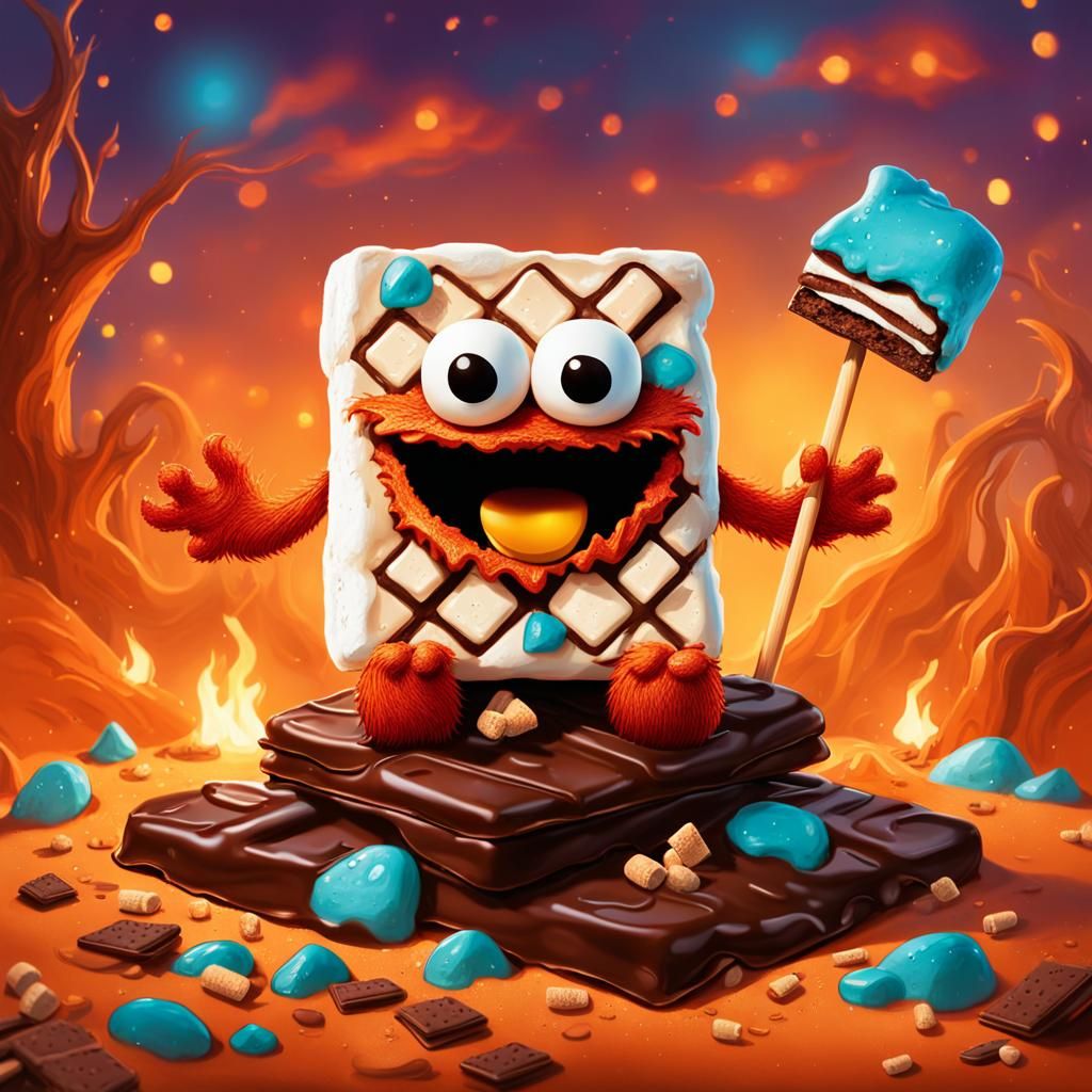 Elmo's S'more Adventure: Fantasy Concept Art