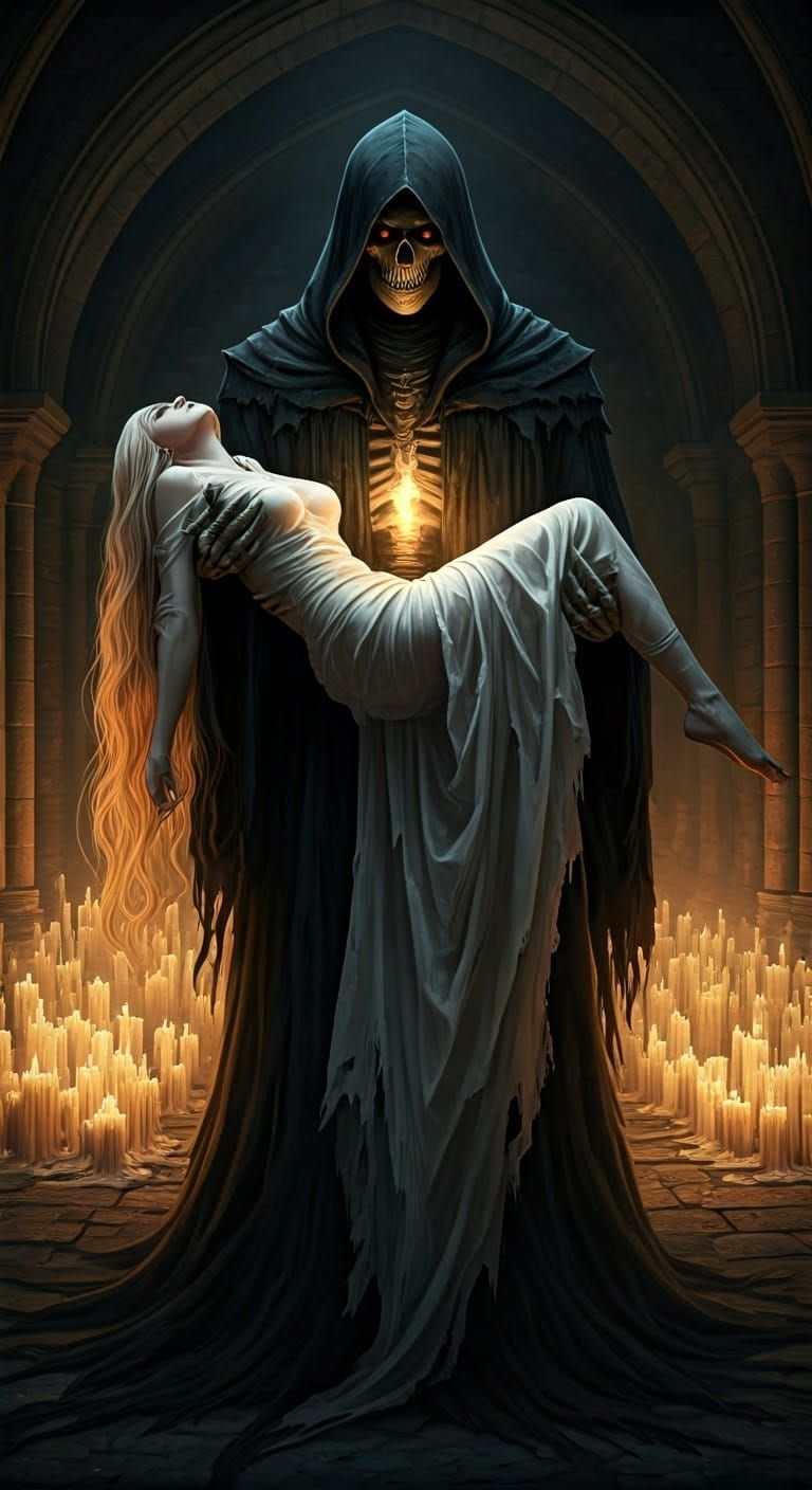 Ancient Stone Chamber Masterpiece in Mysterious, Ominous Sty...