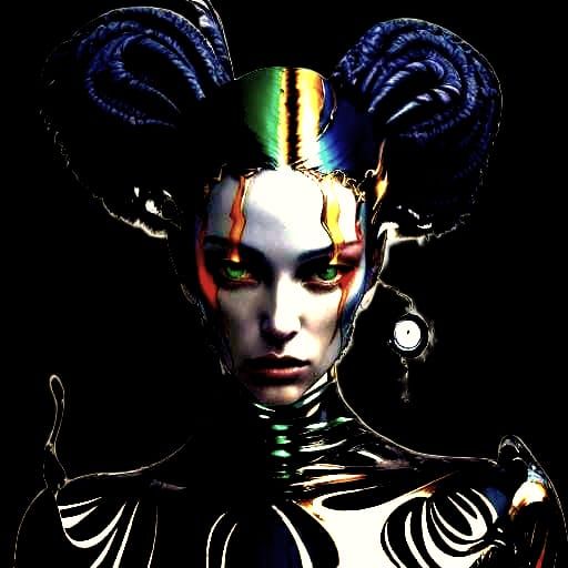 Mystical Figure at Dreamlike Lake in Surrealist Oil Painting