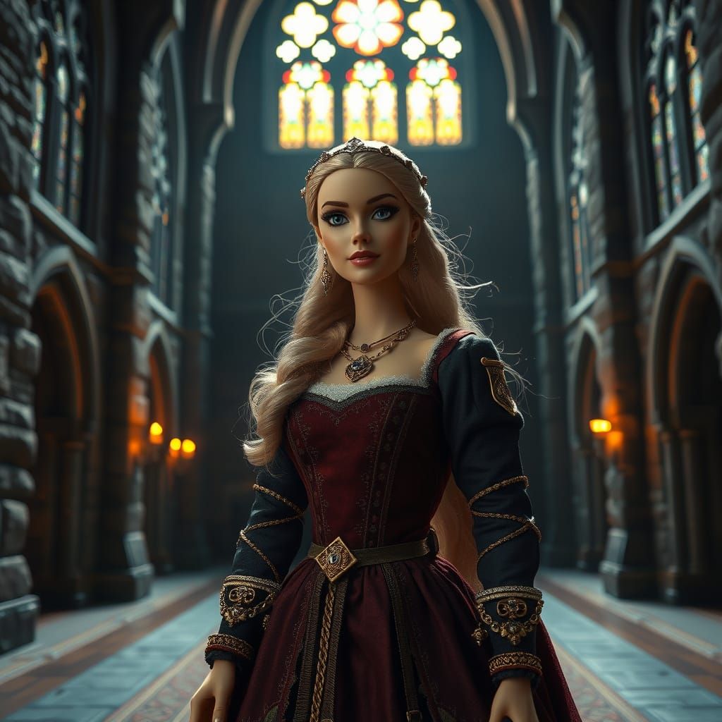 Barbie in Medieval Castle Regalia
