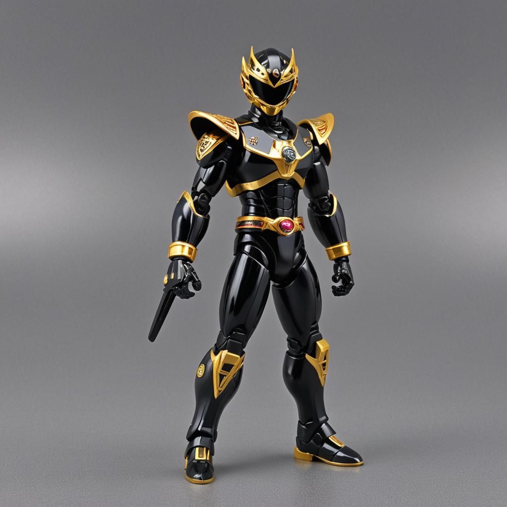 Black topaz super sentai action figure