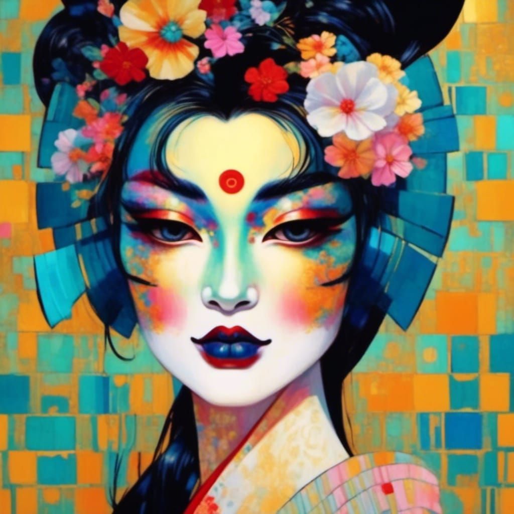 Beautiful geisha v9