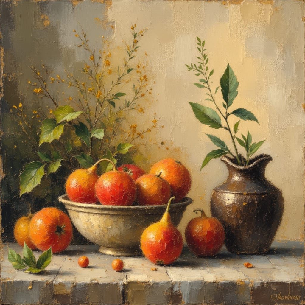 Pastel still life