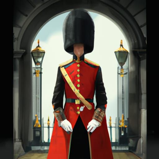 07#_ Traditional Uniform Concept:_ England Gate Guard