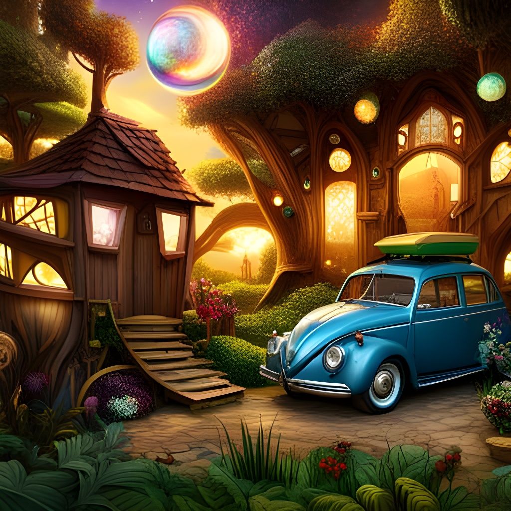 Enchanted Forest: Bubble Cars and Tree Houses