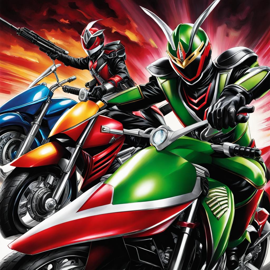 Kamen Rider AI Generated Interpretation