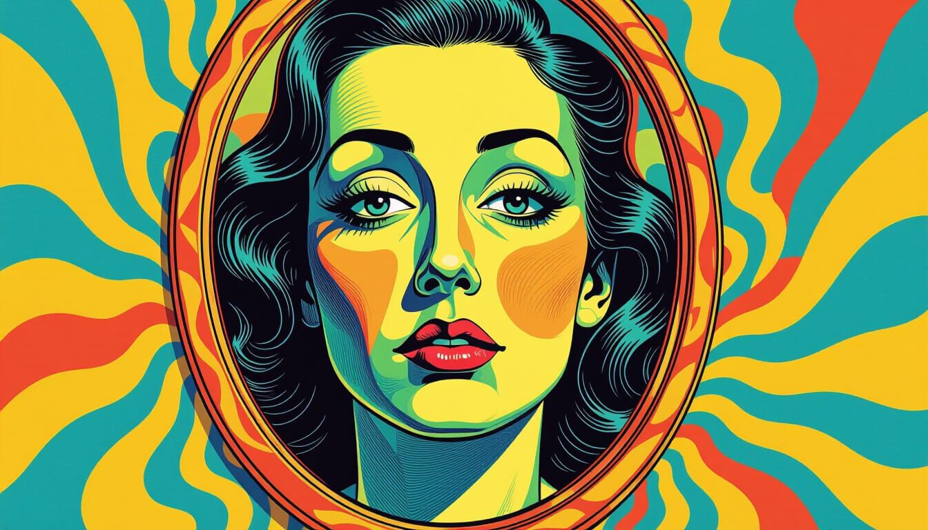 Distorted Reflections: A Surrealist Portrait