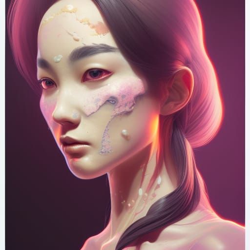 Daidarabotchi Portrait: Hyperdetailed Concept Art