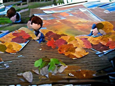 Tranquil Forest Floor with Soft Light