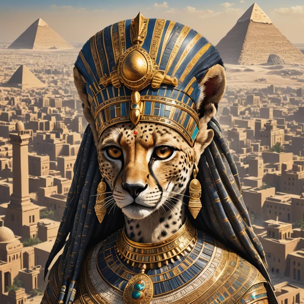 Egyptian Goddess of Timeless Elegance