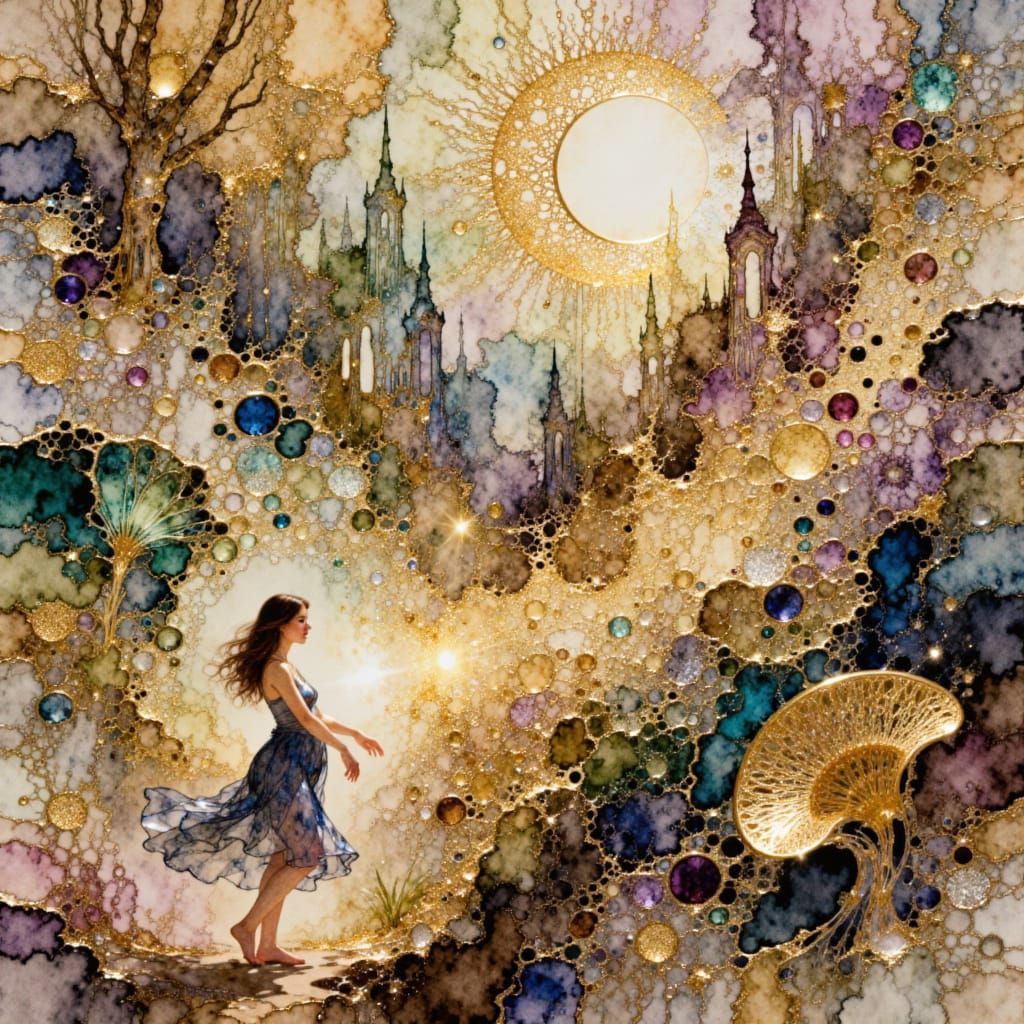 Goddess of Tendrils with Glass Animals