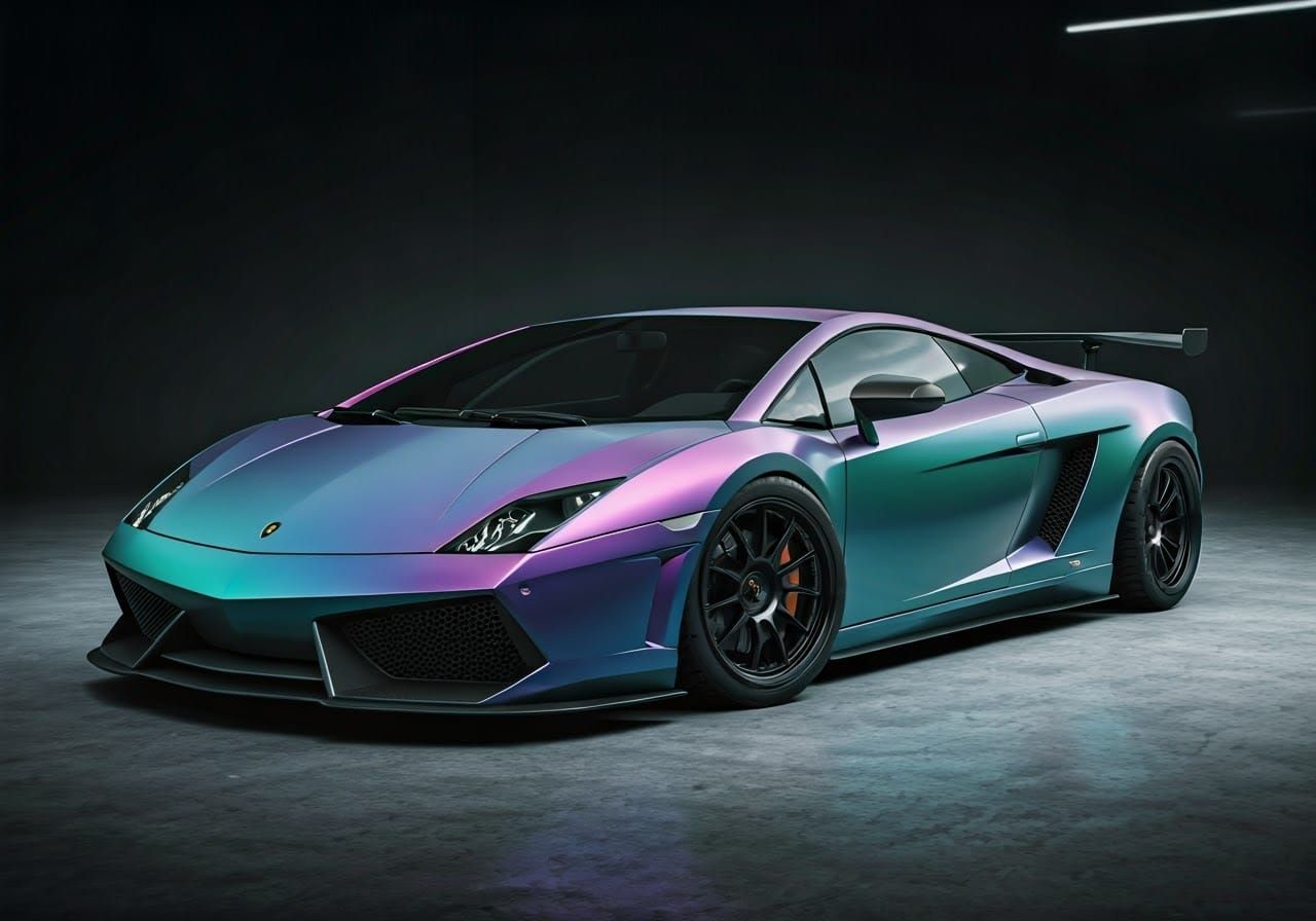 Lamborghini Gallardo LP560-4 Hypercar in Metallic Chameleon...