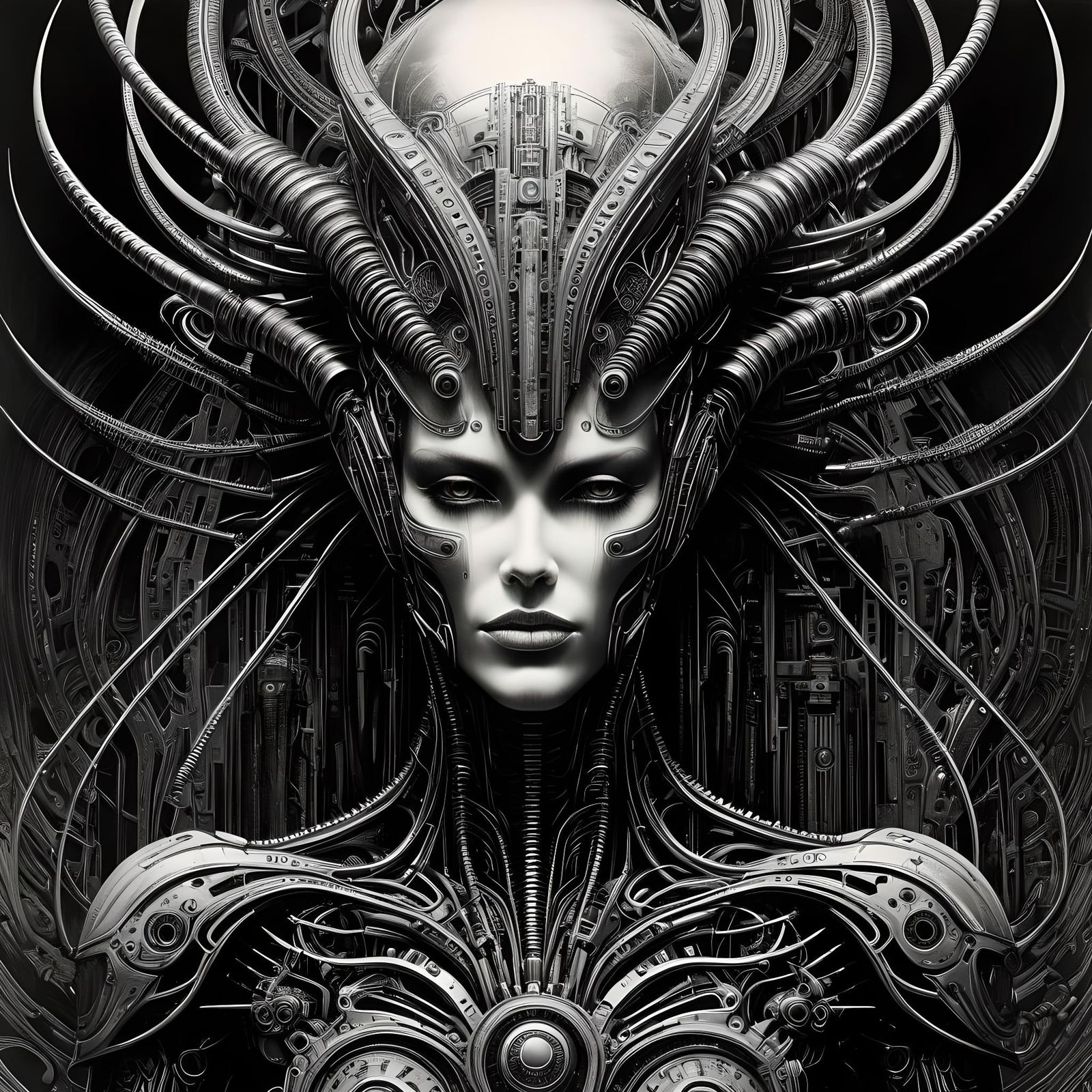 AI Singularity: A Surrealist Cyborg Fantasy