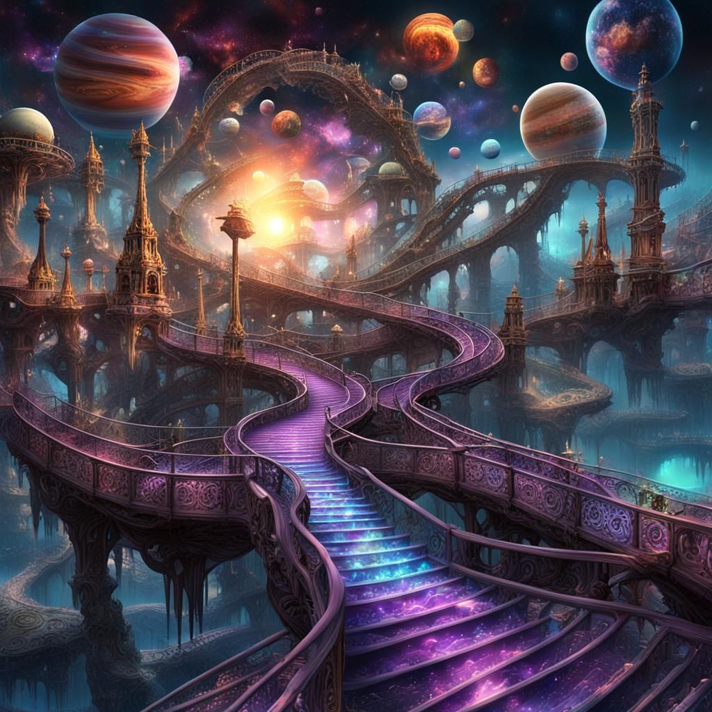 (Extreme Amusement Park:3.0), Outer space, cosmic, astral la...