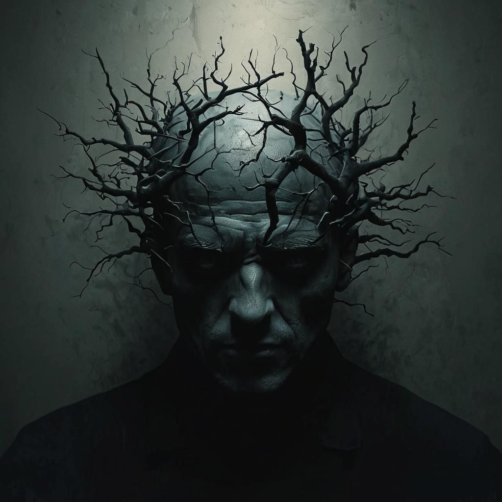 Sinister Dark Mind as Expressionist Art