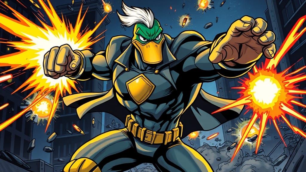 Mighty Mallard: Duck Superhero vs Alien Invaders
