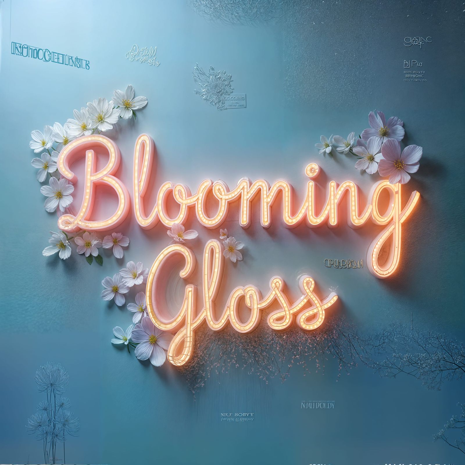 Blooming Gloss Nail Spa Billboard Advertisement